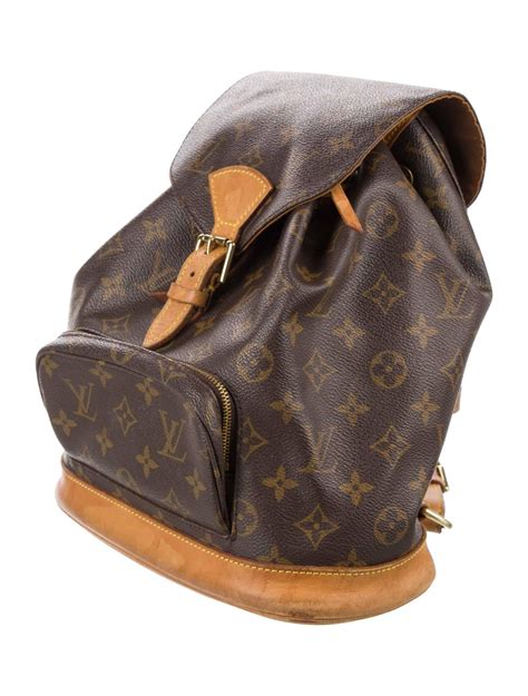 2 12 auth louis vuitton monogram montsouris mm backpack